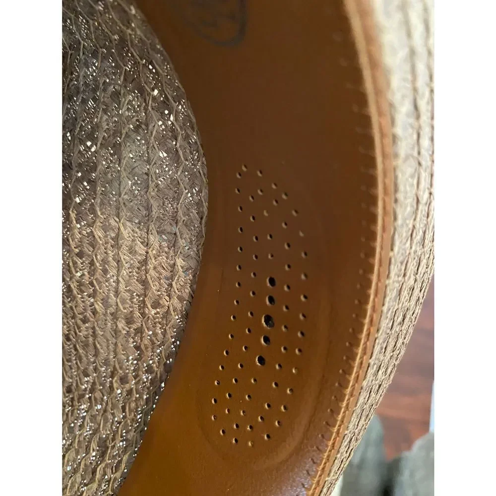 Vintage Dorsey Jay Straw Fedora Hat - Picture 9 of 9